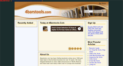 Desktop Screenshot of 4barstools.com